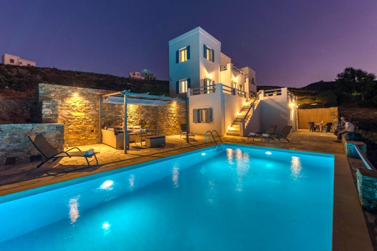 Villa Oceania House With Sea View à Posidhonía Extérieur photo